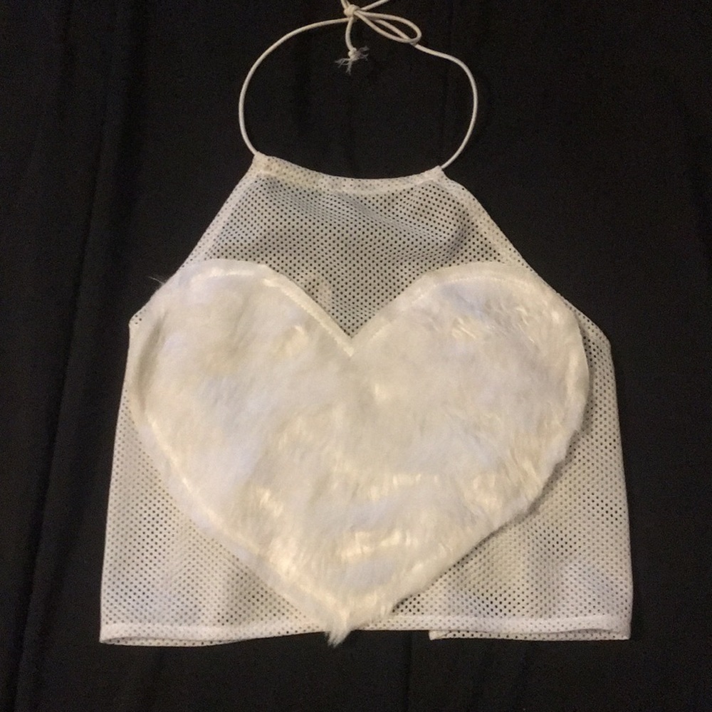White crop top